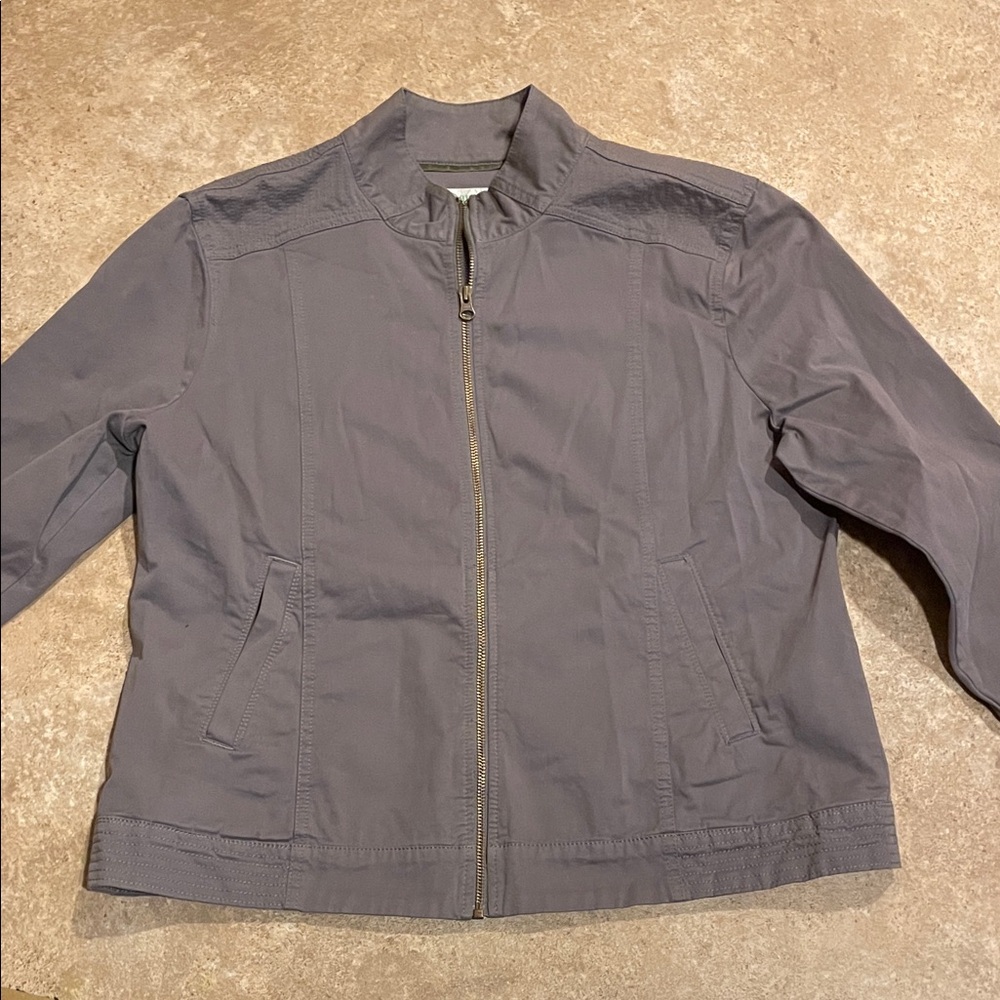 Aventura Olive and Gray Jacket